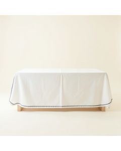 Linden Bluff Flat Bed Sheet - White (synthetic illustration; no displayed measurements)