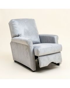 Swivel Rocker Fabric Recliner Chair - Reclining Chair Manual (synthetic illustration; no displayed measurements)