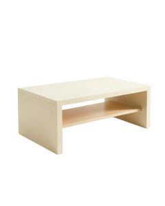 Elm Dale Coffee Table - Cream (synthetic illustration; no displayed measurements)