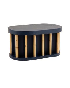 Dune Bluff Shoe Storage Bench - Navy