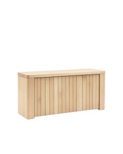 Moss Bridge Narrow Outdoor Storage Bench - Beige (synthetic illustration; no displayed measurements)