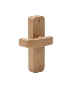 Contemporary Passage Door Lever (synthetic illustration; no displayed measurements)