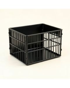 Cove Crest Empty Furniture-Style Pet Crate - Black (synthetic illustration; no displayed measurements)