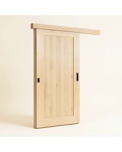 Paneled Wood Planum Sliding Closet Door (synthetic illustration; no displayed measurements)