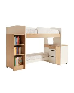 Friedman Bunk Bed With Bookcase And Desk