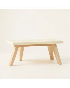 Flint Canyon Indoor Bench - Cream (synthetic illustration; no displayed measurements)