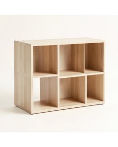 Bay Dell Desktop Shelving Unit - Beige (synthetic illustration; no displayed measurements)