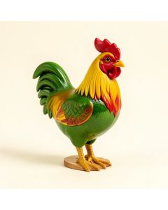 Schacher Rooster Figurine (synthetic illustration; no displayed measurements)