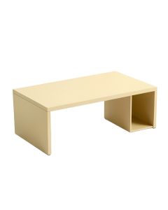 Flint Bridge Desktop Monitor Riser - Beige (synthetic illustration; no displayed measurements)