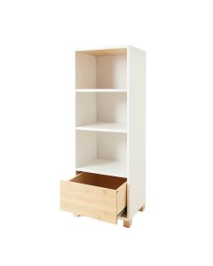 Linden Dale Narrow Cubby Tower - White (synthetic illustration; no displayed measurements)