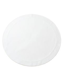 Ash Branch Round Area Rug - White (synthetic illustration; no displayed measurements)