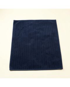 River Arc Bath Mat - Navy (synthetic illustration; no displayed measurements)