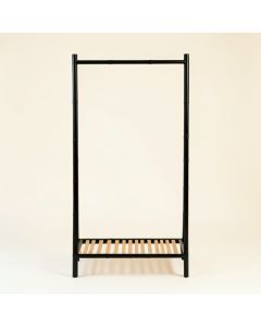 Cove Arc Empty Garment Rack (synthetic illustration; no displayed measurements)