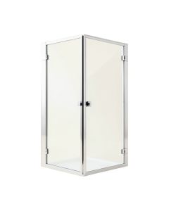 30 Semi-Frameless Bi-Fold Shower Clear Glass Door , Chrome