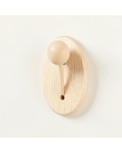 Olive Arc Wall-Mounted Robe Hook - Ivory (synthetic illustration; no displayed measurements)