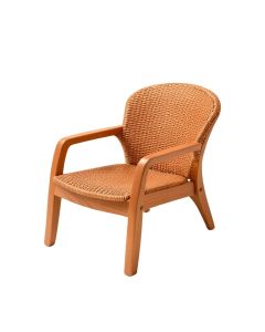 Clay Bluff Outdoor Lounge Chair - Terracotta (synthetic illustration; no displayed measurements)