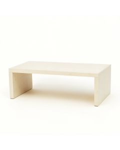 Field Crest Desktop Monitor Riser - Ivory (synthetic illustration; no displayed measurements)
