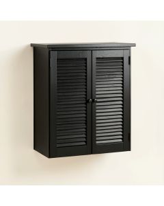 Glen Canyon Wall-Mounted Laundry Cabinet - Black (synthetic illustration; no displayed measurements)