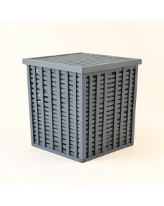 Oak Branch Laundry Hamper - Gray (synthetic illustration; no displayed measurements)