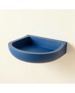 Hazel Bend Wall-Mounted Cat Perch - Blue (synthetic illustration; no displayed measurements)