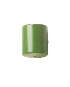 Brook Crest Wall Sconce Mounted On A Plain Wall - Green