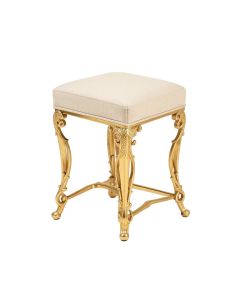 Culebra Scrollwork Iron Vanity Stool (synthetic illustration; no displayed measurements)