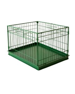 Alder Brook Empty Furniture-Style Pet Crate - Green