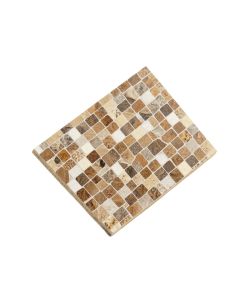 12 '' X 24 '' Wood Mosaic Tile (synthetic illustration; no displayed measurements)