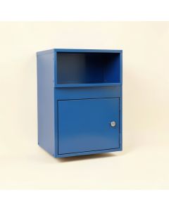 Shore Dale Wall-Mounted Entry Cabinet - Blue (synthetic illustration; no displayed measurements)