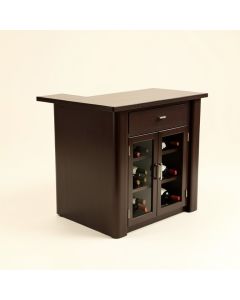 Ghia Drinks Home Bar With Wine Storage (synthetic illustration; no displayed measurements)
