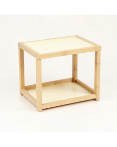 Sage Branch Empty Coffee-Station Organizer - Cream (synthetic illustration; no displayed measurements)