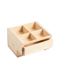 Clay Bridge Empty Coffee-Station Organizer - Ivory