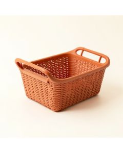 Hazel Crest Empty Storage Basket - Terracotta (synthetic illustration; no displayed measurements)