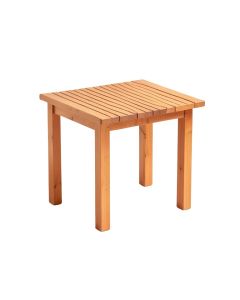 Clay Branch Compact Balcony Table - Terracotta (synthetic illustration; no displayed measurements)