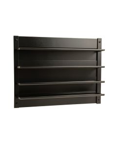 River Bend Empty Wall-Mounted Tool Organizer Panel - Black (synthetic illustration; no displayed measurements)