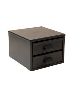 River Bend Small-Parts Storage Drawer Cabinet - Black (synthetic illustration; no displayed measurements)