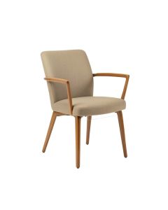 Keeney Contemporary King Louis Back Side Chair In Clear