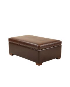 Bridget Genuine Leather Upholstered Bench (synthetic illustration; no displayed measurements)