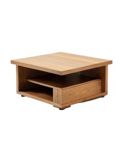 Boxdale Solid Wood Coffee Table With Storage