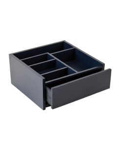 Harbor Branch Empty Coffee-Station Organizer - Navy