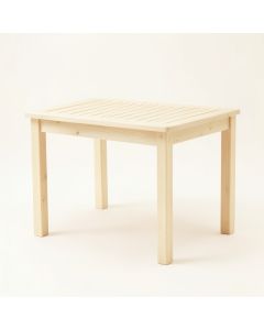 Stone Bluff Patio Table - Ivory (synthetic illustration; no displayed measurements)