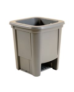 Shore Bridge Closed Garden Compost Bin - Gray (synthetic illustration; no displayed measurements)