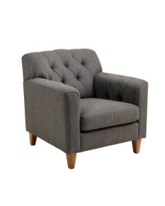30 '' Wide Tufted Polyester Armchair (synthetic illustration; no displayed measurements)