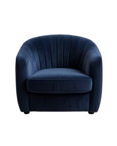 Sage Branch Upholstered Armchair - Navy (synthetic illustration; no displayed measurements)