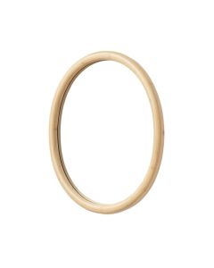 Cedar Bend Framed Wall Mirror - Beige