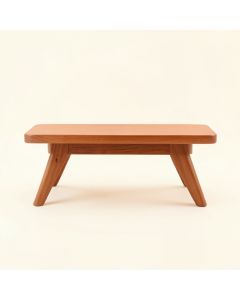 River Bridge Indoor Bench - Terracotta (synthetic illustration; no displayed measurements)