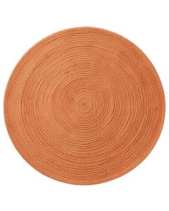 Ridge Bridge Round Area Rug - Terracotta (synthetic illustration; no displayed measurements)
