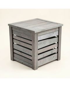 Dune Brook Closed Garden Compost Bin - Gray (synthetic illustration; no displayed measurements)