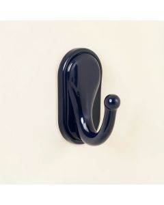 Laurel Crest Wall-Mounted Robe Hook - Navy (synthetic illustration; no displayed measurements)