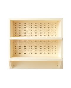 Heath Canyon Empty Wall-Mounted Tool Organizer Panel - Ivory (synthetic illustration; no displayed measurements)